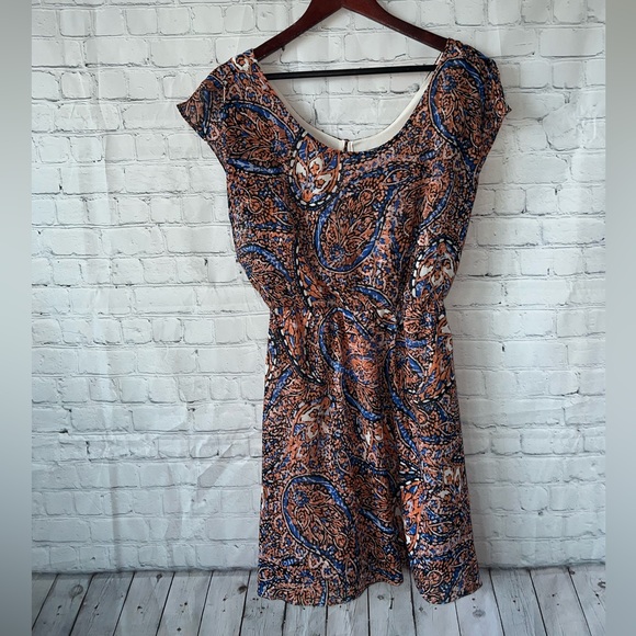 outback red orange and blue dress size S - Picture 5 of 10
